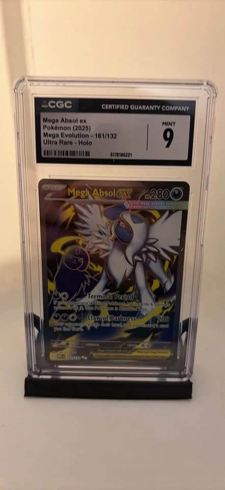 Mega Absol ex CGC 9 Mint Graded