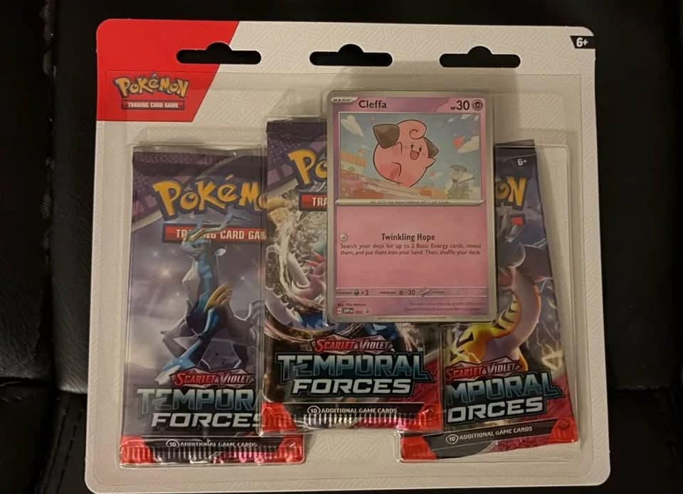 Scarlet & Violet Temporal Forces 3-Booster Pack Blister