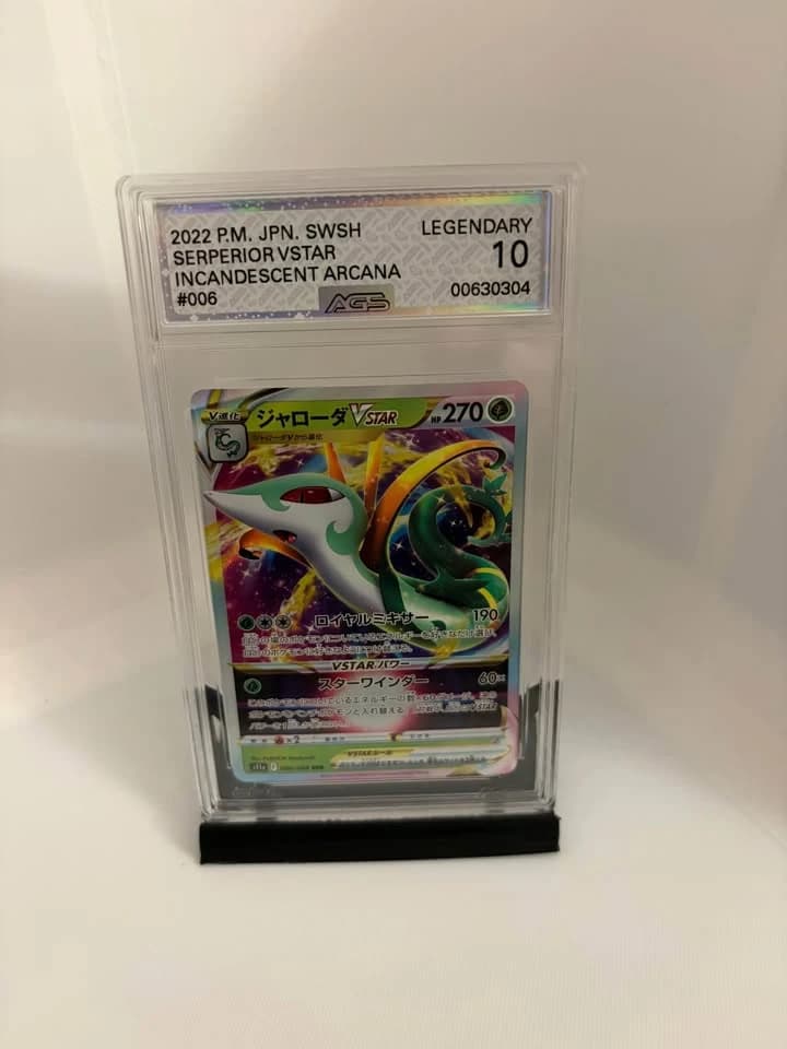 2022 Pokemon Incandescent Arcana Serperior VSTAR AGS 10