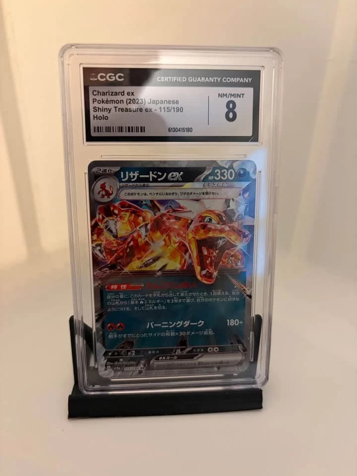 Charizard ex Shiny Treasure ex CGC 8