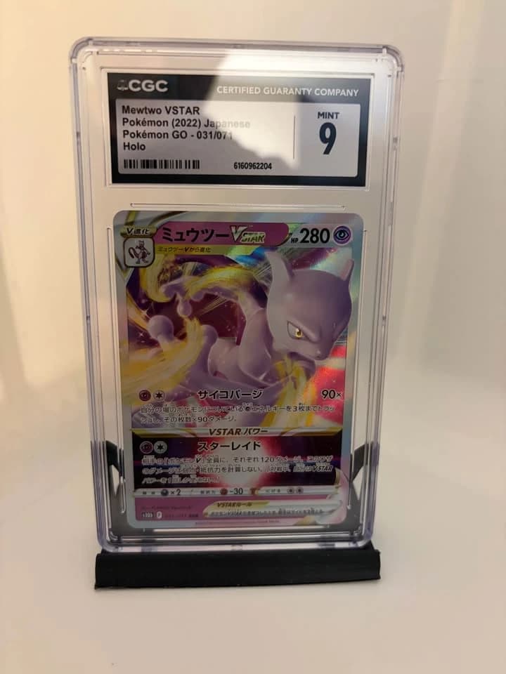 Graded Mewtwo VSTAR Pokemon GO Mint 9