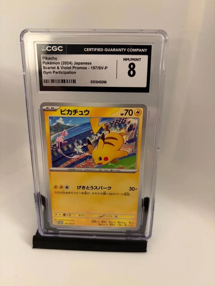 Pikachu Pokémon Scarlet & Violet Promos 197/SV-P Gym Participation