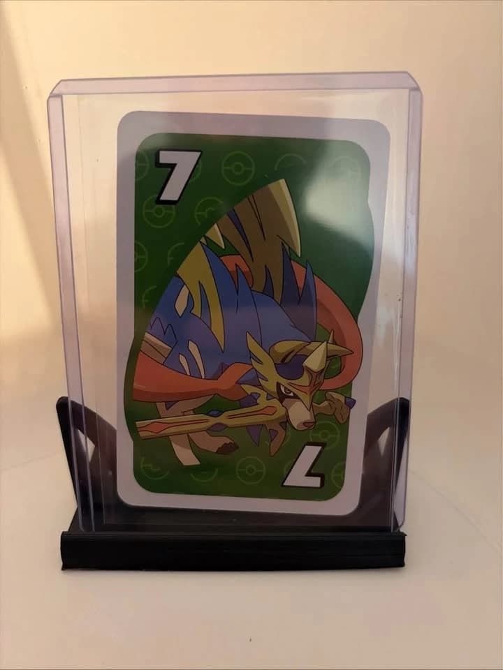 Mattel Pokemon Sword & Shield Uno Card - Green 7 Zacian