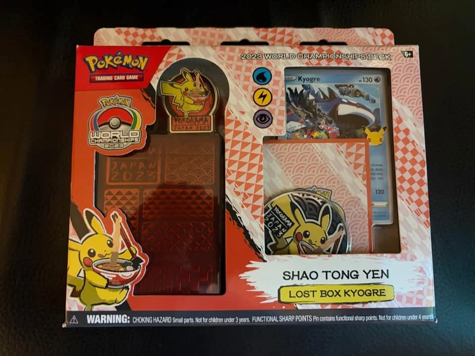 Pokémon 2023 World Championships Deck Shao Tong Yen Lost Box Kyogre
