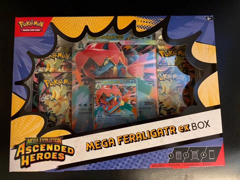 Pokémon TCG: Mega Evolution Ascended Heroes Mega Feraligatr ex Box