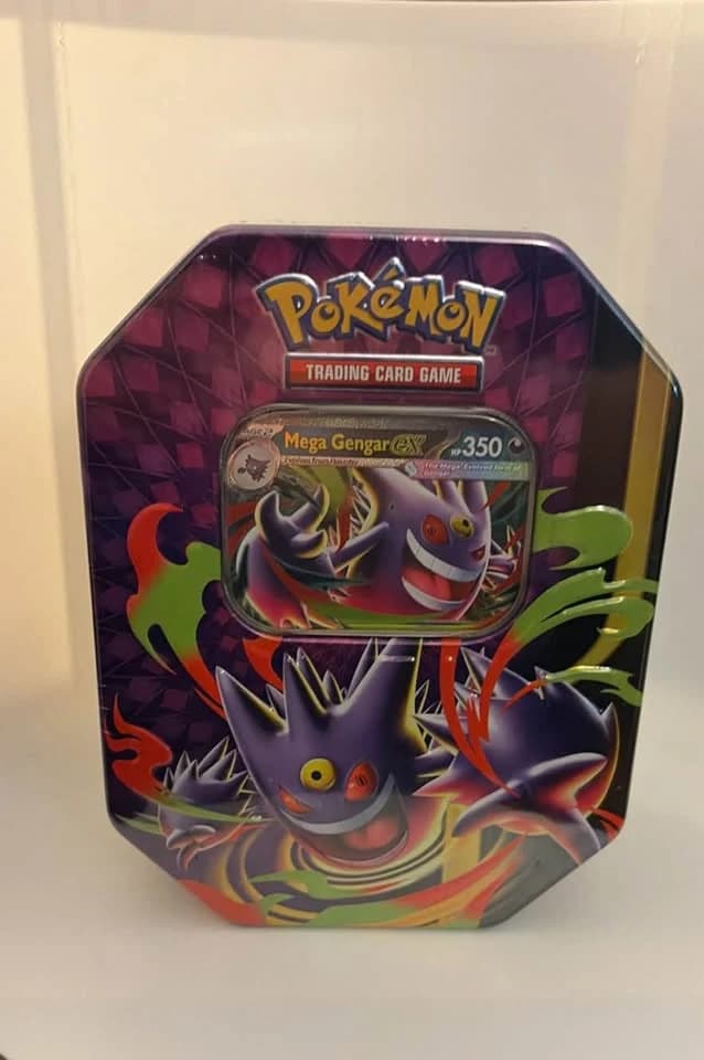 Pokémon TCG Mega Moonlit Tin Mega Gengar ex